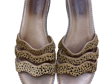 Sandals Flats By Madewell In Animal Print, Size: 8 Discount