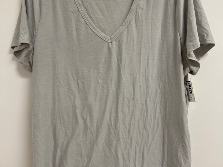 Athletic Top Short Sleeve By 90 Degrees By Reflex In Grey, Size: Xl Online now