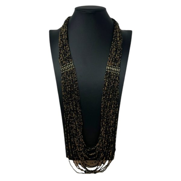 Multi Strand Seed Beaded Necklace By Unbranded Fashion