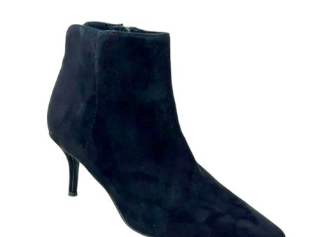 Accurate Microsuede Booties By Charles By Charles David In Black, Size: 8 Supply