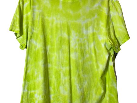 Athletic Top Short Sleeve By Lululemon In Yellow, Size: M Online Sale