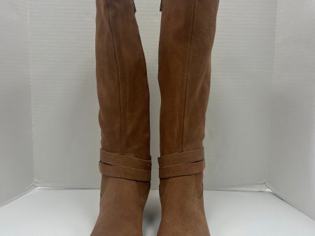 Boots Knee Flats By Crown And Ivy In Brown, Size: 8.5 Sale