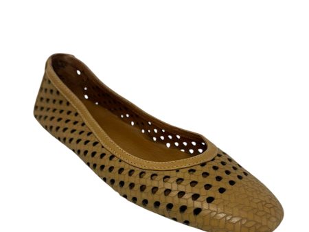 Eugene Travel Packable Woven Ballet Flats By Gentle Souls In Tan, Size: 7.5 Online Hot Sale