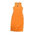 Dress Casual Midi By Express In Orange, Size: S Supply