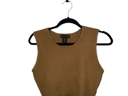 Vest Sweater By House Of Harlow In Brown, Size: L Online Hot Sale