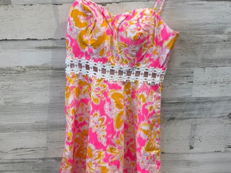 Dress Casual Short By Lilly Pulitzer In Pink & Yellow, Size: Xs Hot on Sale