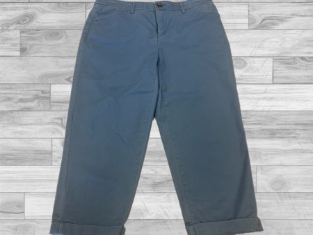 Capris By Clothes Mentor In Blue, Size: 4 For Discount