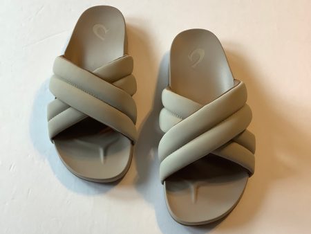 Sandals Flats By Olukai In Grey, Size: 10 Fashion