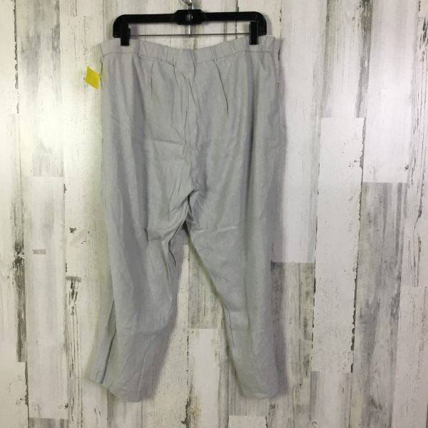 Pants Linen By J. Jill In Grey, Size: L Online Sale