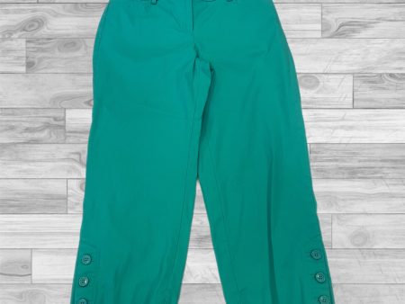 Capris By Talbots In Green, Size: 4 Hot on Sale