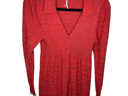 Dress Casual Midi By Free People In Red, Size: Sp Online