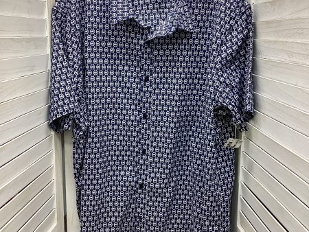 Top Short Sleeve Basic By Michael Kors In Blue, Size: 2x Sale