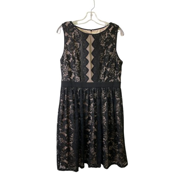 Dress Party Midi By London Style In Black, Size:Lp Supply