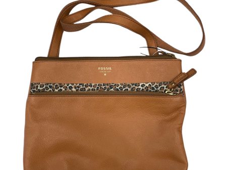 Handbag Leather By Fossil, Size: Medium For Discount