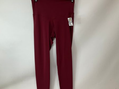 Athletic Leggings By Aerie In Red, Size: M Discount