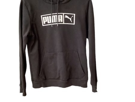 Athletic Sweatshirt Hoodie By Puma In Black, Size: M Online now