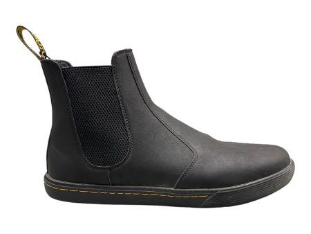 Boots Ankle Flats By Dr Martens In Black, Size: 11 Hot on Sale