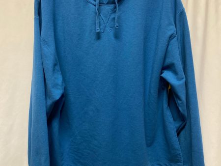 Athletic Sweatshirt Hoodie By Nike In Blue, Size: M Hot on Sale