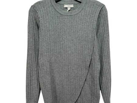 Ribbed Surplice Sweater By Asos In Grey, Size: 8 For Sale