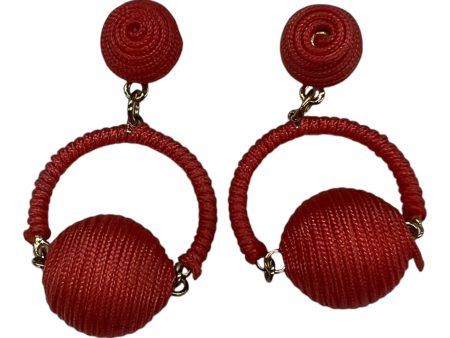 Earrings Dangle Drop By Clothes Mentor In Coral Online Sale