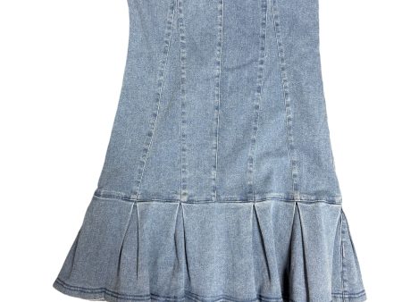 Dress Party Short By Cmc In Blue Denim, Size: M Online Hot Sale