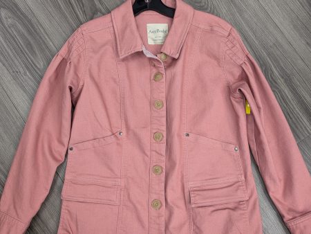 Jacket Denim By Clothes Mentor In Blush, Size: Sp Discount