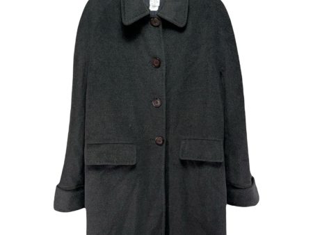 Coat Wool By Doncaster In Grey, Size: M Online Sale