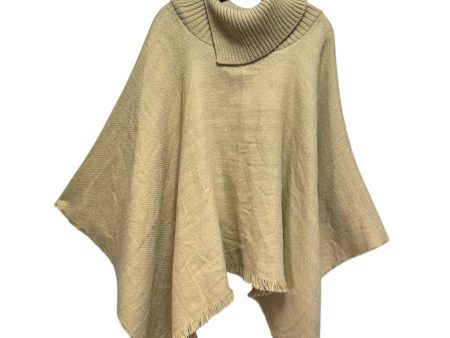 Knit Poncho By Look In Tan, Size: Os Online