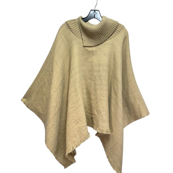 Knit Poncho By Look In Tan, Size: Os Online