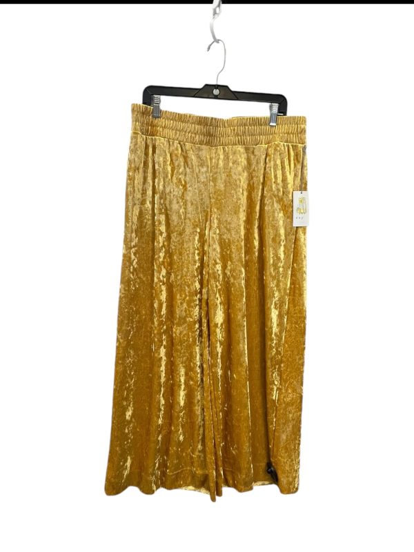 Pants Lounge By A New Day In Yellow, Size: Xl Hot on Sale