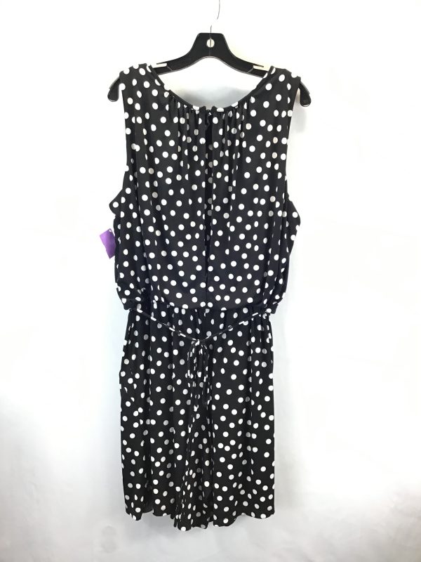 Dress Casual Short By London Times In Polkadot Pattern, Size: 20 Fashion