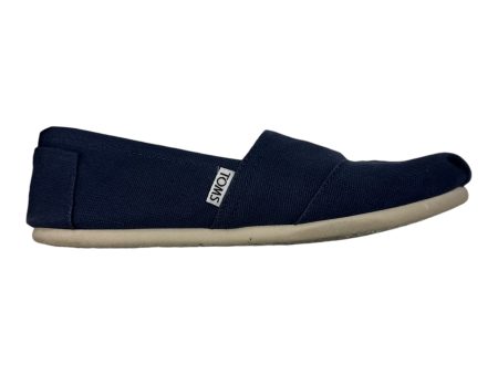 Shoes Flats By Toms In Blue, Size:8 Online