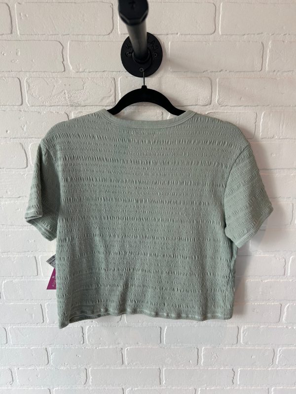 Top Short Sleeve By American Eagle In Green, Size: M Online