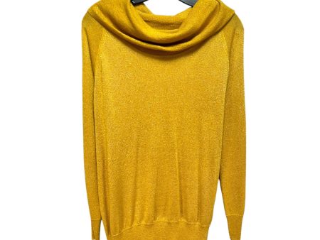 Metallic Sweater By Grace In Gold, Size: L Fashion