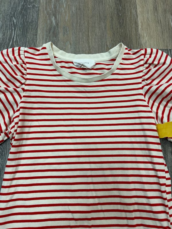 Top Short Sleeve By Tuckernuck In Striped Pattern, Size: S Online Hot Sale