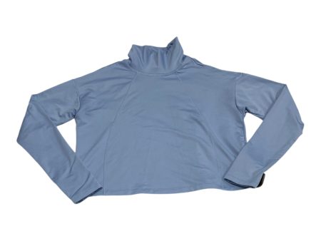 Athletic Top Long Sleeve Collar By Athleta In Blue, Size: S Online now