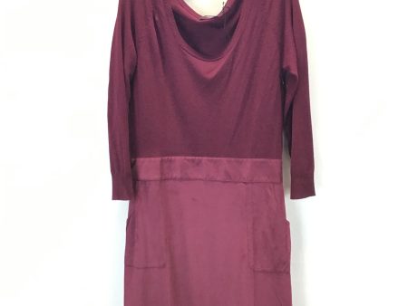 Dress Casual Midi By Vertigo In Red, Size: L Supply