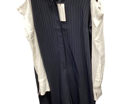 Jumpsuit By Current Air In Blue & White, Size: L For Discount