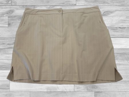 Skort By Izod In Tan, Size: 16 Supply