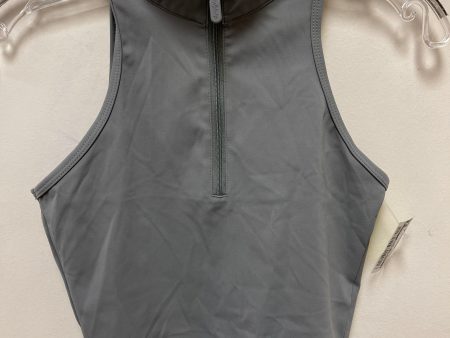 Athletic Top Short Sleeve By Clothes Mentor In Grey, Size: Xs Online Sale