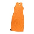 Dress Casual Midi By Express In Orange, Size: S Supply