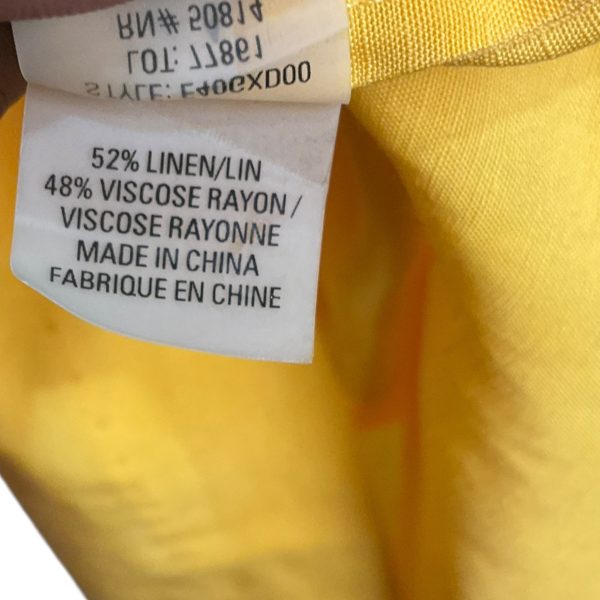 Dress Casual Short By Elie Tahari In Yellow, Size: S Online Sale