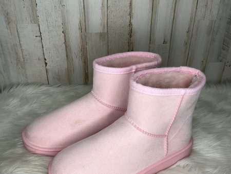 Boots Snow By Clothes Mentor In Pink, Size: 9 on Sale