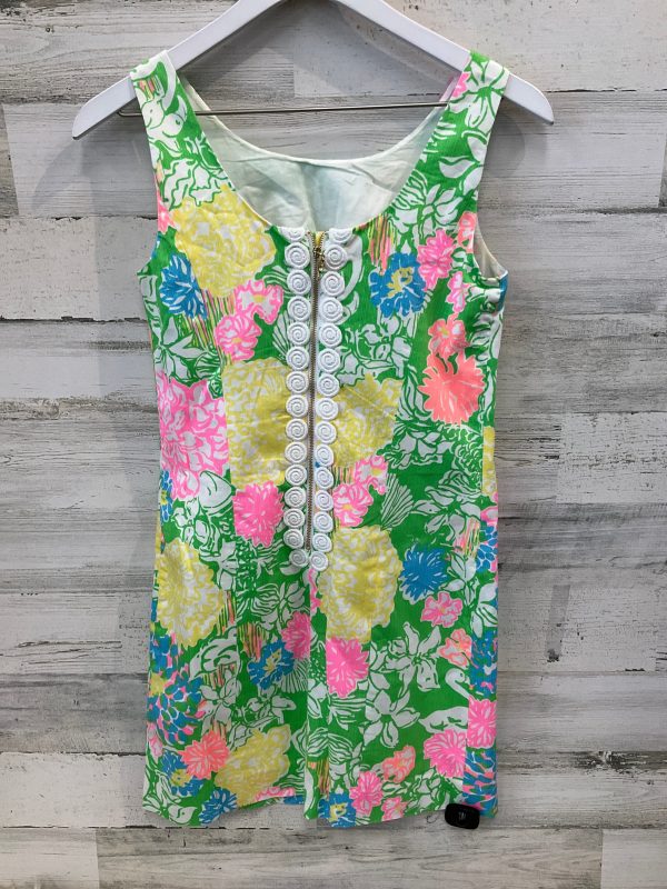 Dress Casual Midi By Lilly Pulitzer In Multi-colored, Size: Xxs Cheap