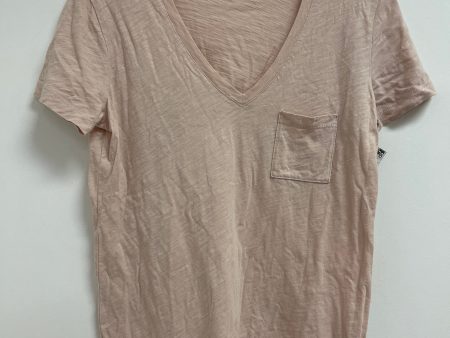 Top Short Sleeve Basic By Madewell In Pink, Size: S Discount