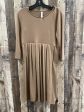 Dress Casual Midi By Zenana Outfitters In Tan, Size: L Online Sale