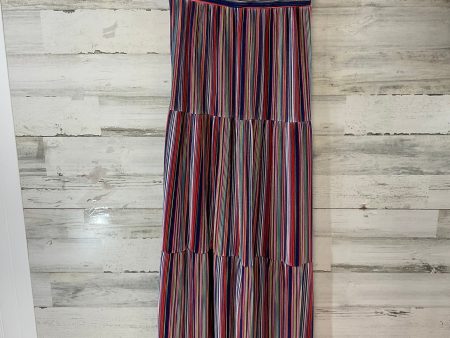 Skirt Maxi By Allison Joy In Blue & Red, Size: Xs on Sale