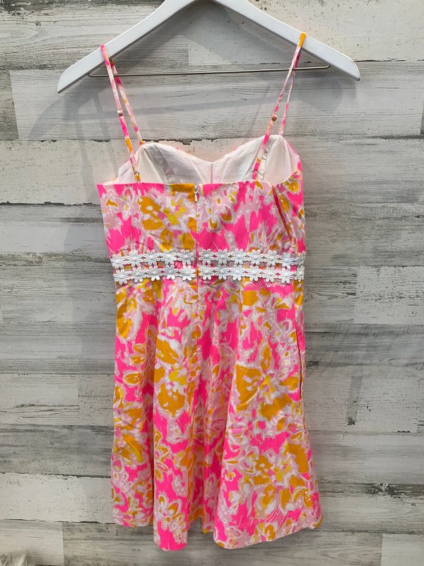 Dress Casual Short By Lilly Pulitzer In Pink & Yellow, Size: Xs Hot on Sale