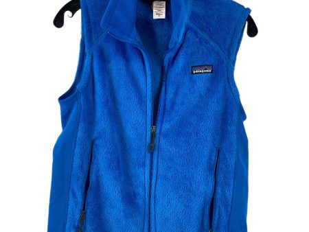 Vest Faux Fur & Sherpa By Patagonia In Blue, Size: S For Sale