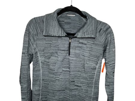 Athletic Top Long Sleeve Collar By Columbia In Grey, Size: M Online Sale